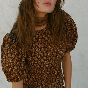 Doen Blair Noir Fleur D’Avignon Dress